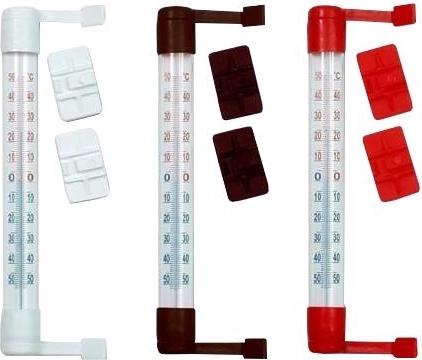 Majhen zunanjeokenski termometer z lepilno montažo