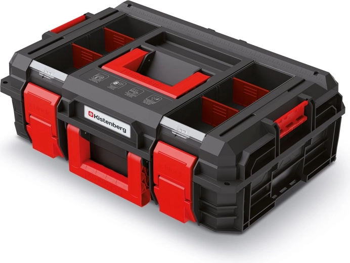 Škatla za orodje KISTENBERG X-Block 546 × 380 × 194 mm, črna