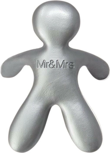 Dišava za avto Mr & Mrs Fragrance Cesare Orange & Sandalwood – srebrna
