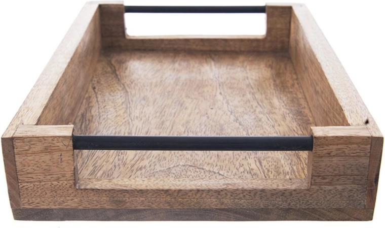 Vzdržljiv mangov les z naravno teksturo