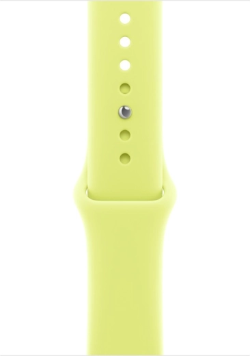 Športni pašček v neonsko rumeni barvi za 46 mm – velikost M/L