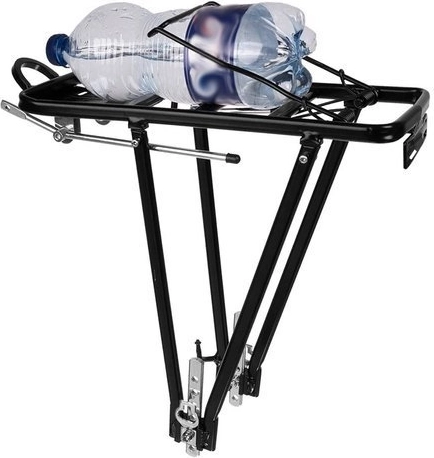 Stable rear rack for safe transport of items