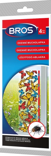 Okenska lepilna past v traku BROS (4 kos)