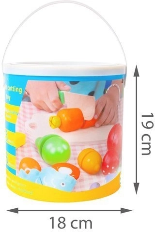 Practical bucket for tidying up and travel