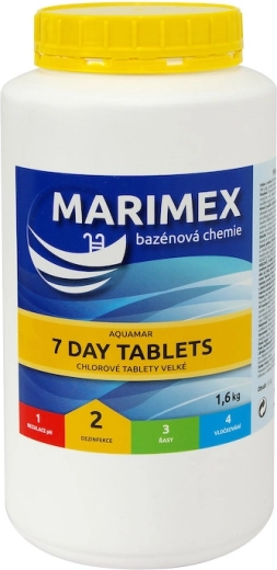 Marimex 7-dnevne klorove tablete za bazen 1,6 kg
