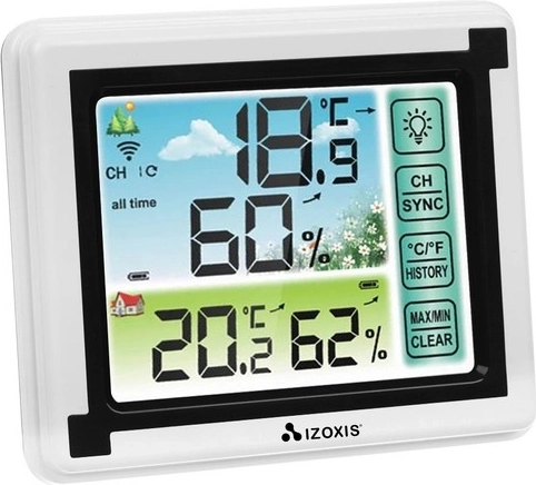 Brezžična meteorološka postaja s higrometrom