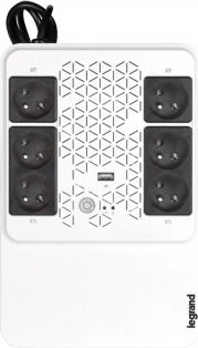 Zasilni vir UPS LEGRAND Keor Multiplug 800 VA z AVR, 4+2 vtičnici FR