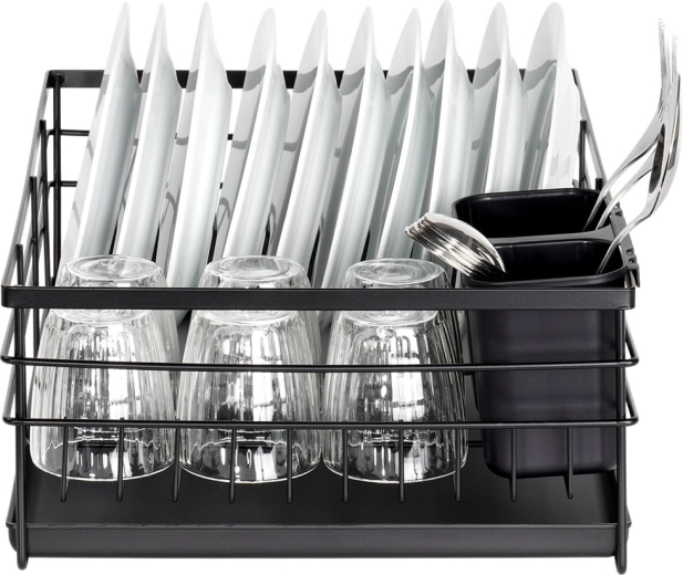 Vzdržljiva kovinska konstrukcija v črni barvi