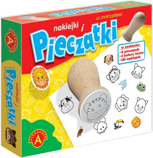 Žigi in nalepke z živalmi - Alexander