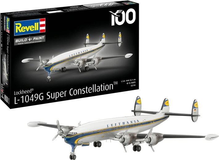 Plastic model Lockheed L-1049G Super Constellation Lufthansa 1:144