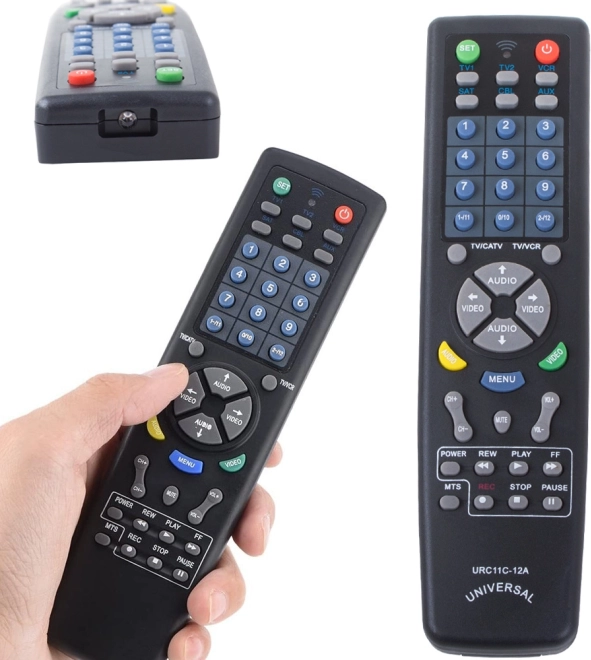 Univerzalni daljinski upravljalnik za TV, DVD, SAT in avdio
