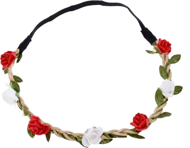 Venček Biało‑Czerwoni – rdeče‑beli cvetlični obroč za navijače