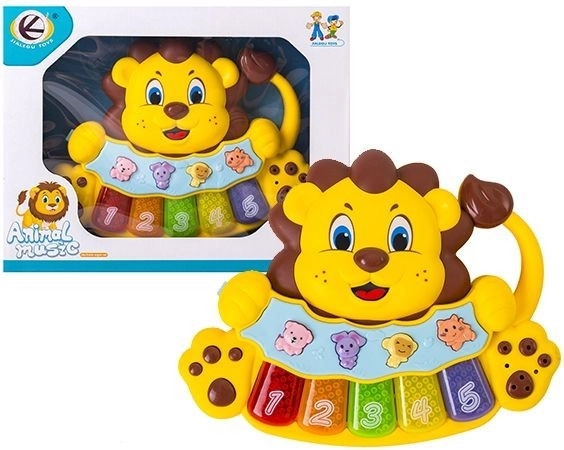 Mini otroške klavir orglice lev – 1 kos