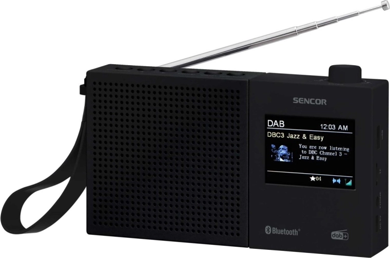 Digitalni radio DAB+ in FM z RDS, Bluetoothom in akumulatorjem