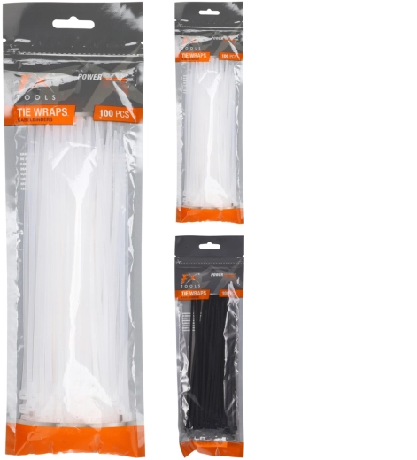 Vezice 200 × 2,5 mm, črne