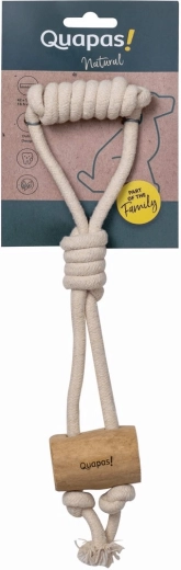 Quapas! Cork S toy – tug toy made of coffee wood