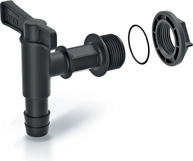 Pipa za sod za deževnico Cantap 1, črna