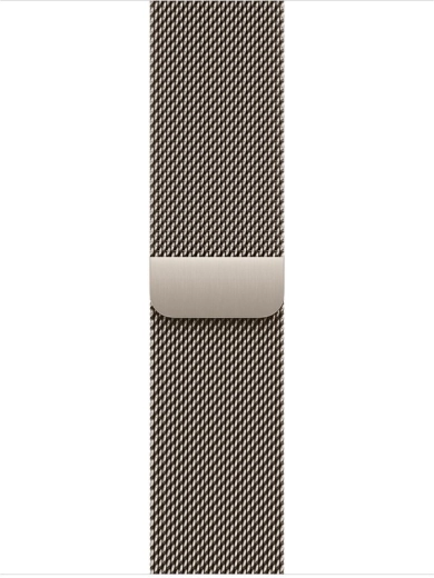 Milanski pašček v naravni barvi za ohišje velikosti 42 mm