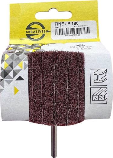 Kombinirani lamelni kolut na steblo 50 × 30 × 6 mm – srednja grobost