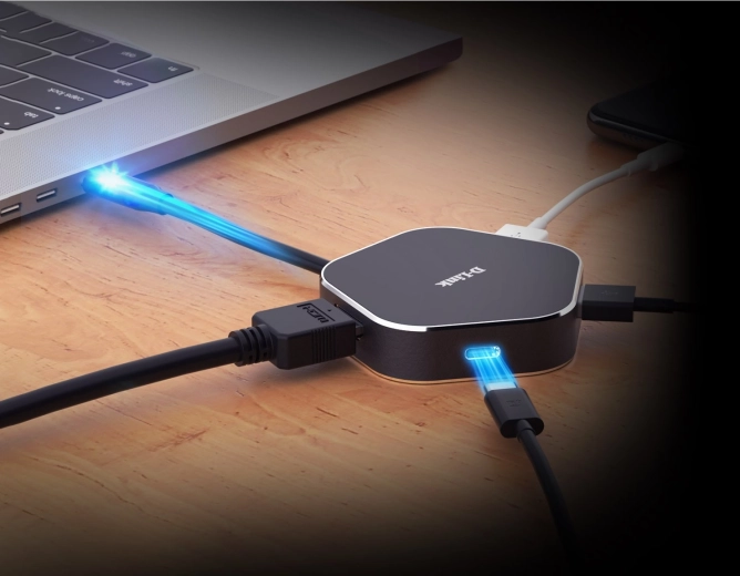 D-Link večportni adapter USB-C s HDMI