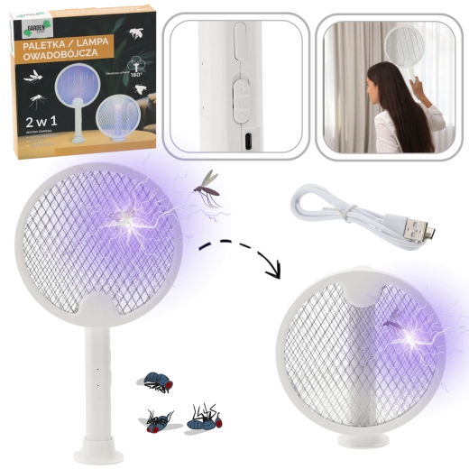 Električna muholovka 2v1 z UV LED in USB‑C