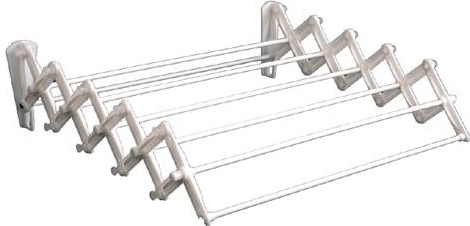 Harmonika sušilnik za perilo Praktik 60 cm, bel