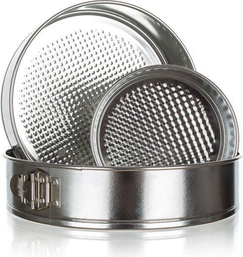 Komplet razstavljivih tortnih modelov FANTASIA 16/24/28 cm, pocinkan kov