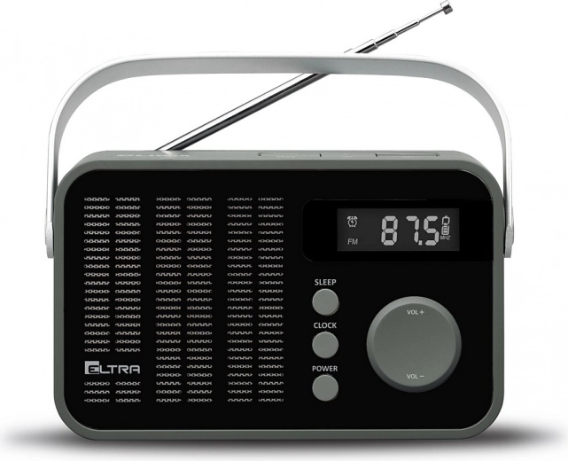 Prenosni FM radio z digitalnim uglaševanjem OLIWIA, črn