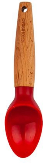 Kepalka za sladoled Kitchisimo rdeča, ABS/les