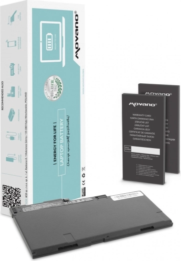 Baterija Movano za HP EliteBook 740/750/840 G1/G2 (4400 mAh, 49 Wh)
