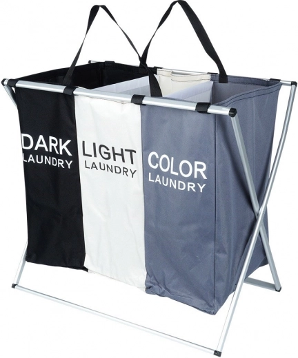 Tri komore za hitro razvrščanje perila