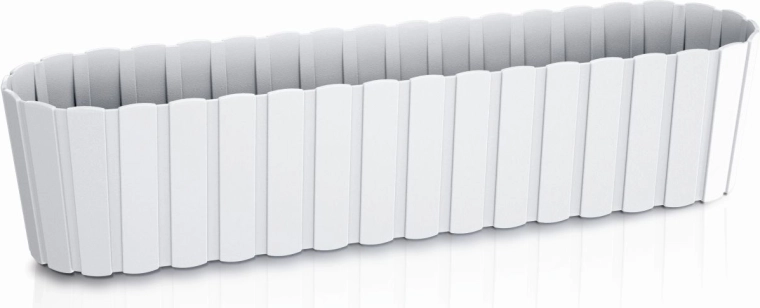 Škatla za rože BOARDEE CASE 58,7 cm bela