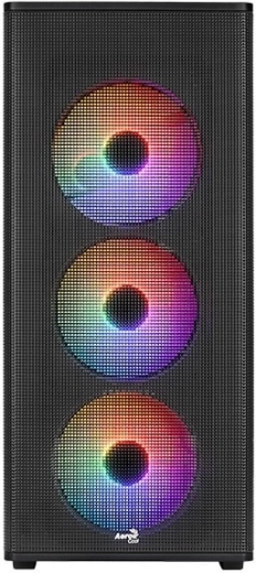 ohišje za računalnik designer mid tower rgb, črno