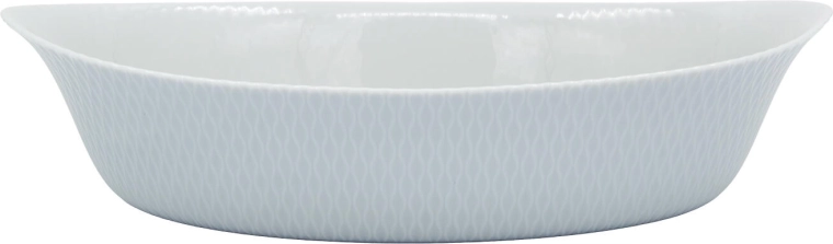 Eleganten ovalen oblikovni videz za peko in serviranje