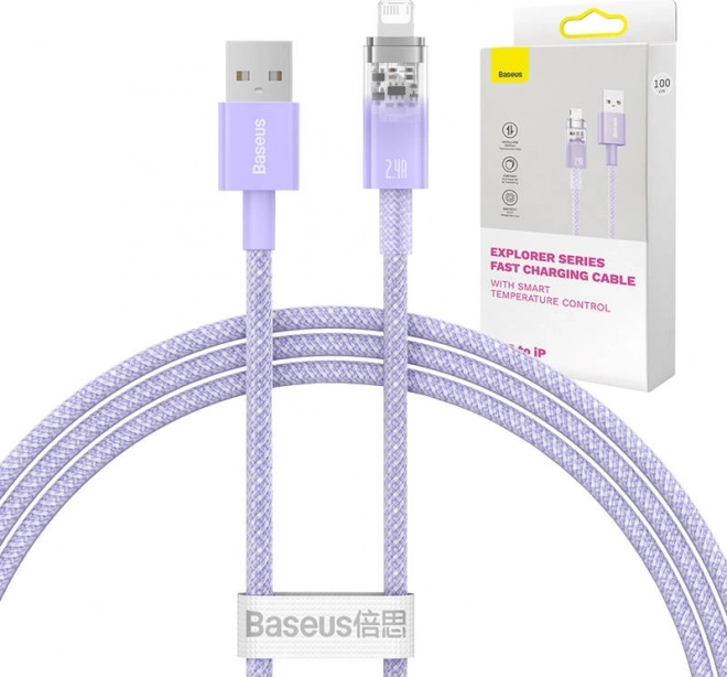 Hitro polnilni kabel USB-A na Lightning Baseus Explorer Series 1m