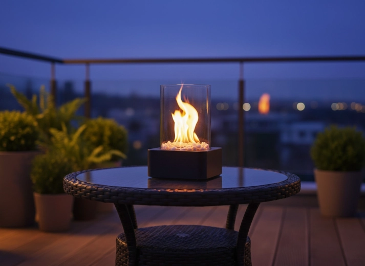 Varnostno stekleno ohišje in stabilno podnožje