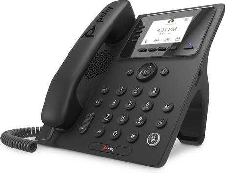 Poslovni telefon Poly CCX 350 za Microsoft Teams s podporo PoE