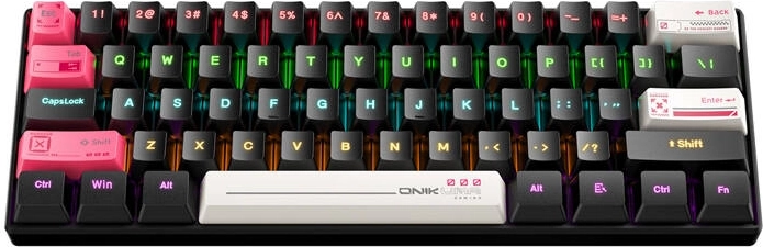 Igralna tipkovnica Onikuma G55, 61 tipk, RGB (črna)