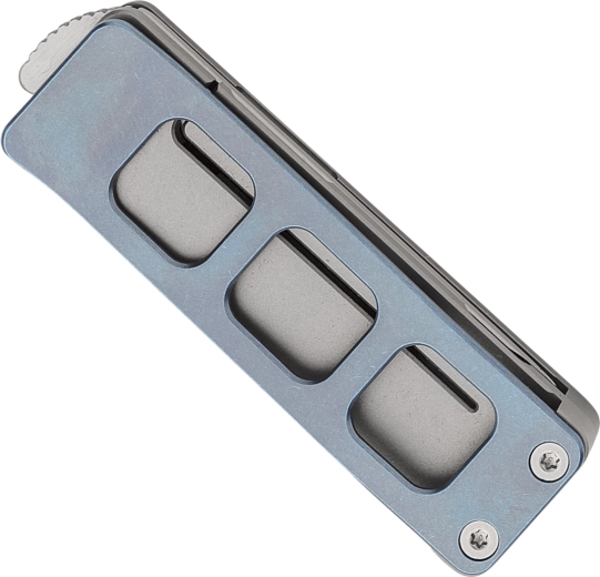 Titanium handle with multifunction clip