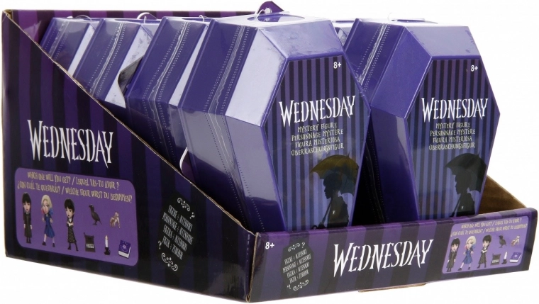 Figurka Wednesday Deluxe blindpack 2,5" – kovinska mini figurica v vrečki