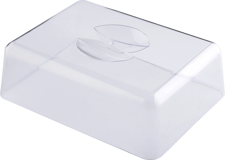 Transparent protective cloche