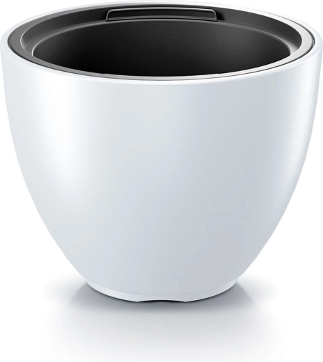 Cvetlični lonec z vložkom 56,9 cm bel