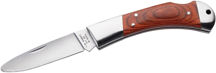 Otroški žepni nož Herbertz z zaobljeno konico, 7,6 cm, pakka les