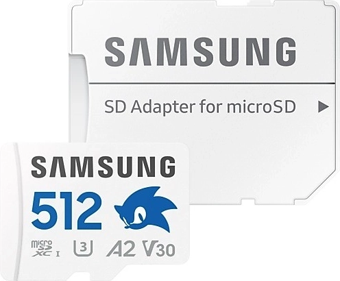 Samsung PRO Plus microSDXC 512 GB z adapterjem U3 A2 V30