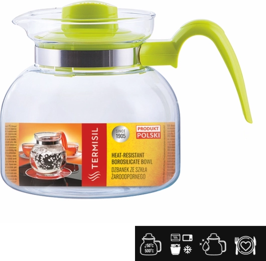 Ognjeodporni stekleni vrč Termisil Maja 1,5 l