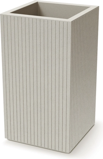 Cvetlični lonec Coro Square High 40 × 40 × 70 cm peščeni