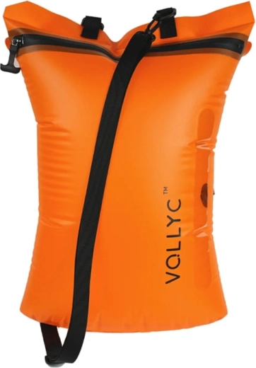 Flextail EZYBAG kompresijska vodotesna vreča 25 l oranžna