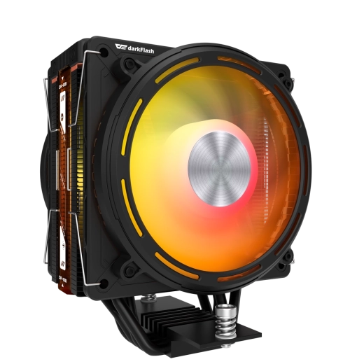 Aktivni hladilnik CPU DarkFlash E400 Plus, črn