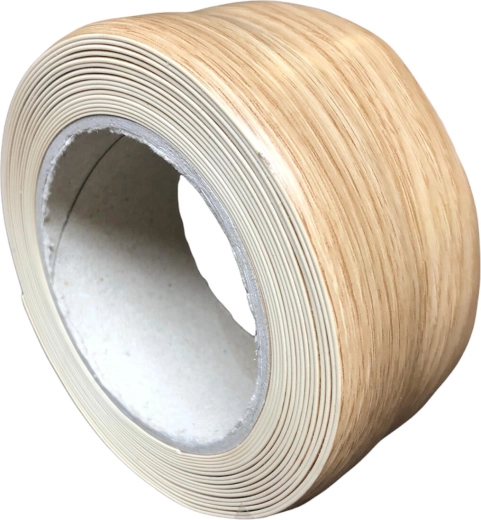 Samolepilni talni zaključni trak PVC hrast naravni 52 mm × 5 m