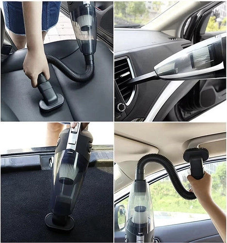 Cordless car cleaning without cable limitations